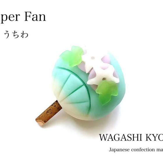 【湘南藤沢和菓子づくり】朝顔うちわ〜練り切り〜