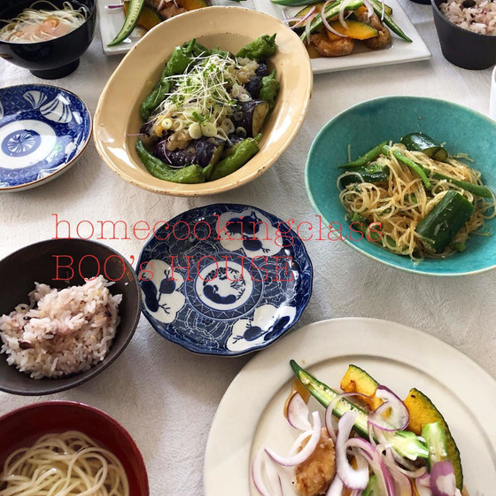 夏の疲れを癒す、季節野菜たっぷり和食家庭料理♪