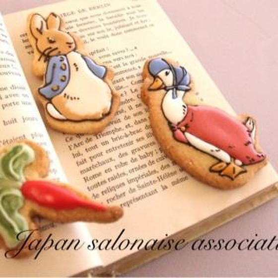 ピーターラビットアイシングクッキーレッスン①