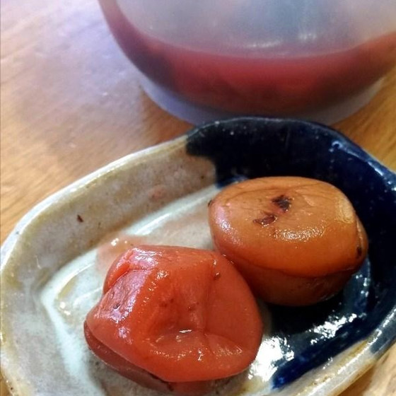 梅干しと梅を使ったお料理