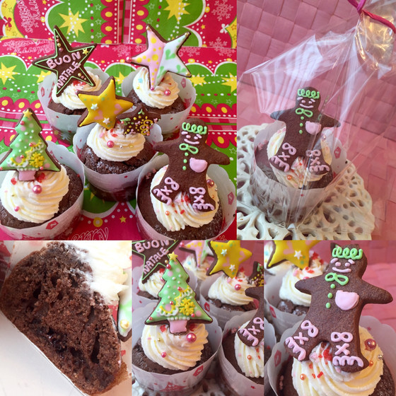 12月『クリスマスアイシングクッキー&チョコマフィン教室』