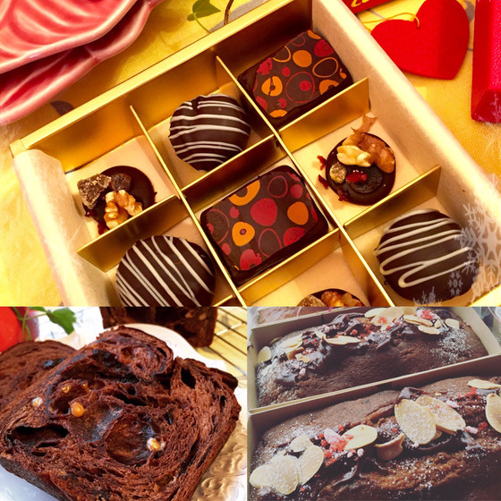 バレンタイントリプルレッスン！ショコラ&ケーキ&デニッシュ！