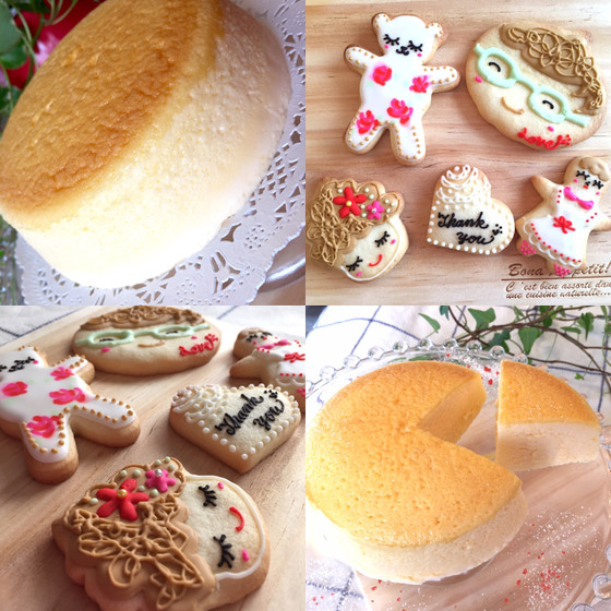 5月スフレチーズケーキ&アイシングクッキー単発講座