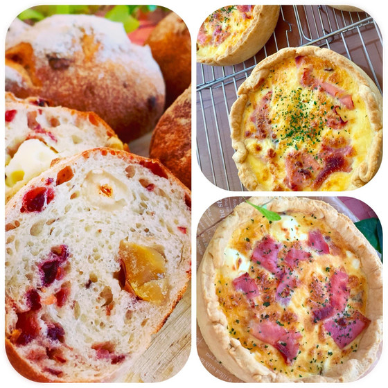 特別教室『キッシュ&クランベリーショコラハードパン』