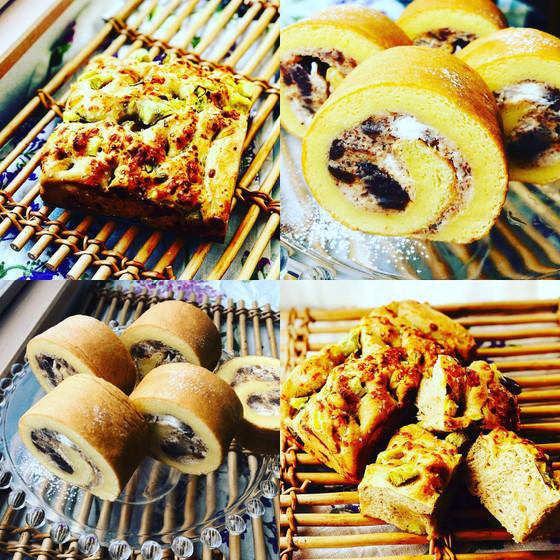 11月お菓子＆パンマロンスフレロール＆お芋チーズフォカッチャ