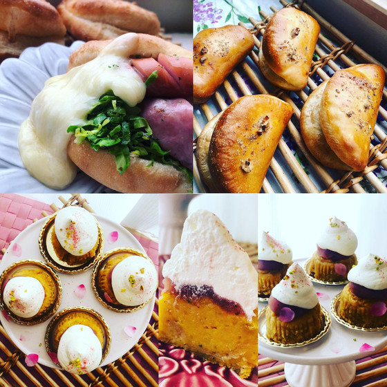 4月お菓子＆パン教室 桜あんとろりんCAKE＆パーカーサンド