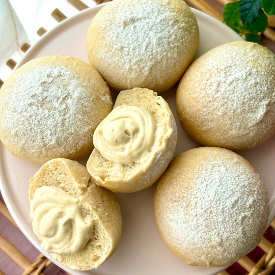 冷たいクリームパンの作り方💕バッチリマスター