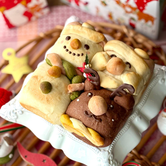 パンも可愛いクリスマスBOXプレゼント🎁