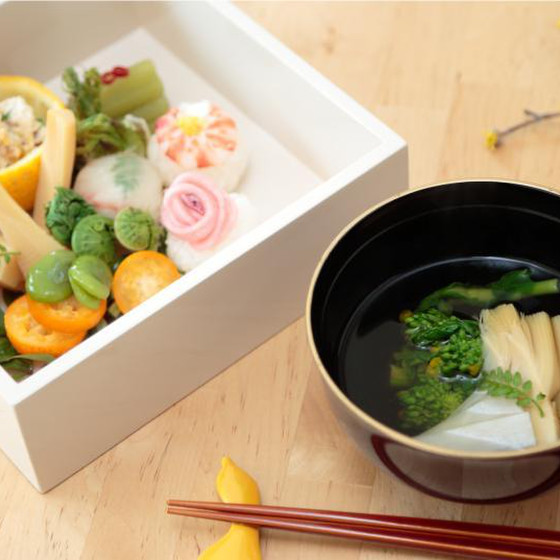 春の和食のお弁当