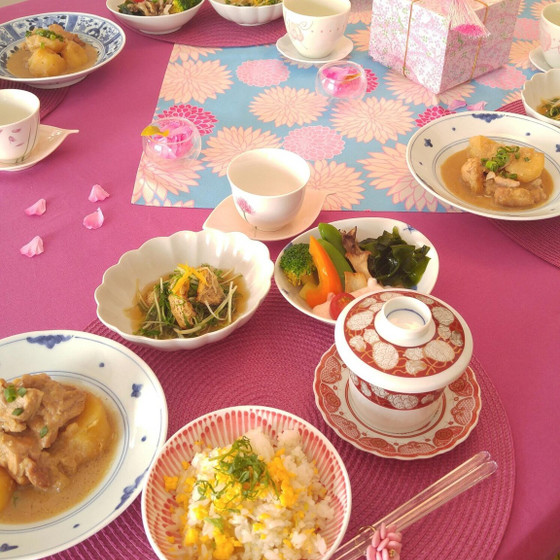 春の和食テーブルレッスン