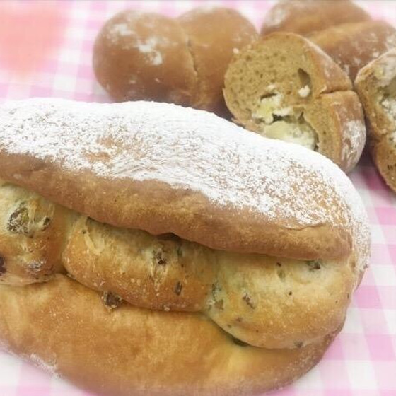 親子レッスン えだまめパン＆クリームチーズとパイナップルパン