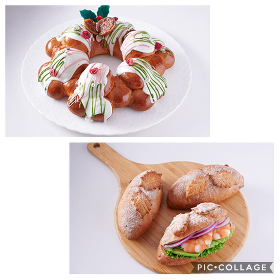 ルイボスパウダーのクリスマスブレッド＆ライ麦のノエルサンド