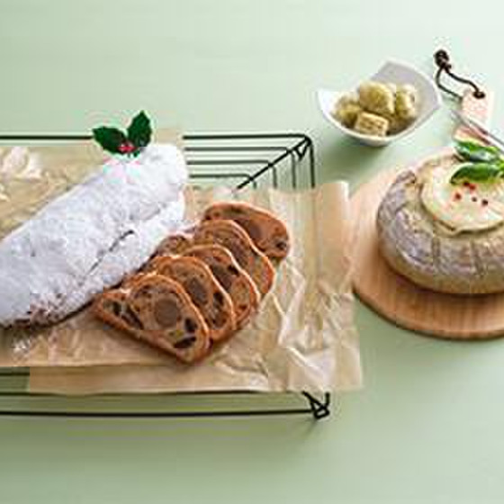 黒糖マロンシュトーレン＆チーズフォンデュカンパーニュ　クリスマスレッスン
