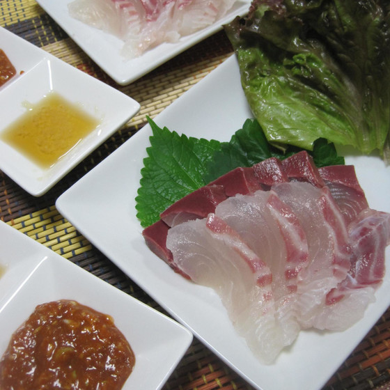 魚をおろして韓国料理
