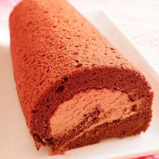 グルテンフリー　チョコレートロールケーキ