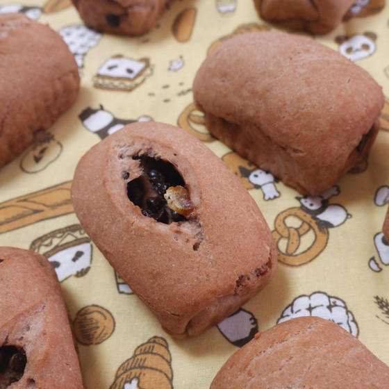 グルテンフリーのチョコチョコ米粉パン