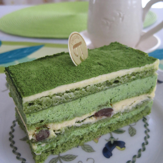 グルテンフリー　抹茶のオペラ