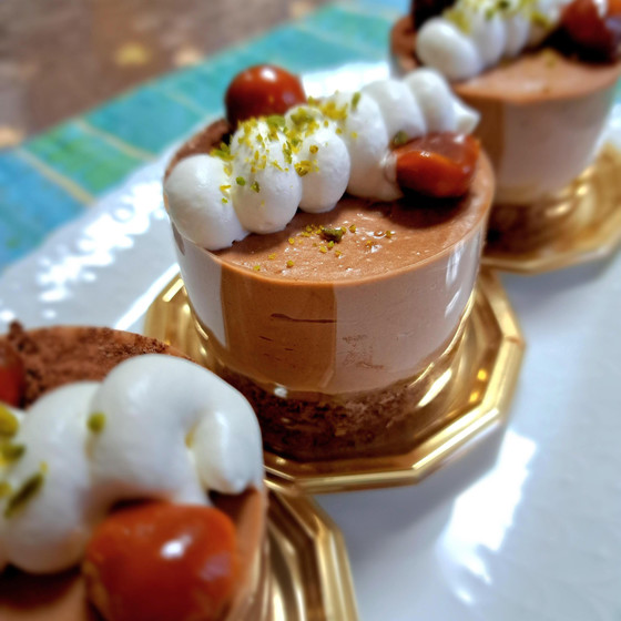 今月は、チョコレートのお菓子です