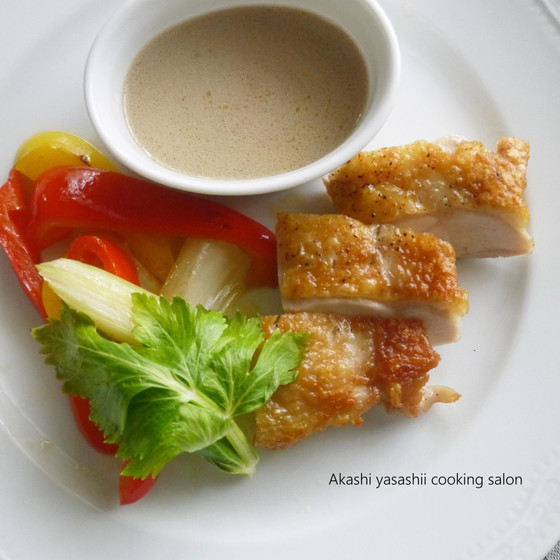 春のイタリアン～チキンソテーと軽やかなバーニャカウダソース