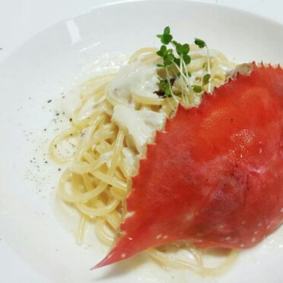 旬の魚料理「ワタリガニ」