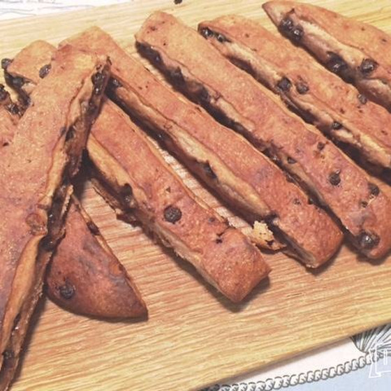 おうちパン講座　　『チョコチップスティックパン』