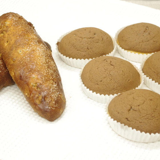 １つの生地から２つのパンに❼:ナッツマロンパンとチョコバルーン