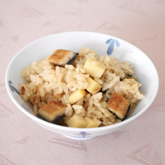 和食:『鰻筍ごはん』