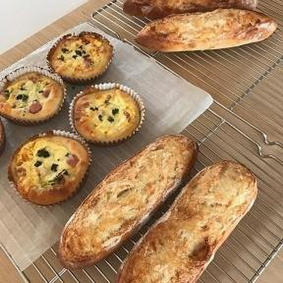 シュガーフランス・ぱんキッシュ(ホシノ天然酵母)