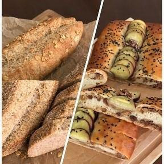 ライ麦ぱん・スイートポテトぱん()