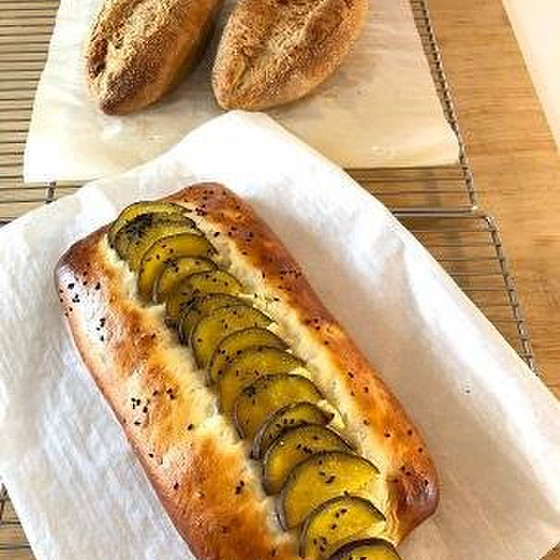 ライ麦ぱん・スイートポテトぱん(ドライイースト)