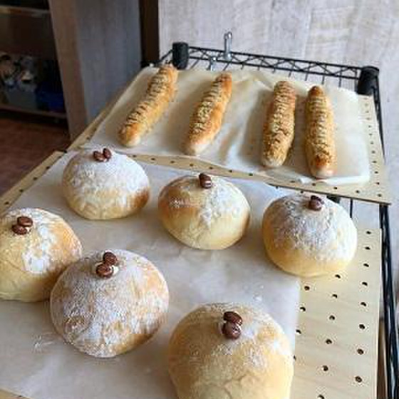 コーヒーあんぱん・ソーセージぱん(ドライイースト)