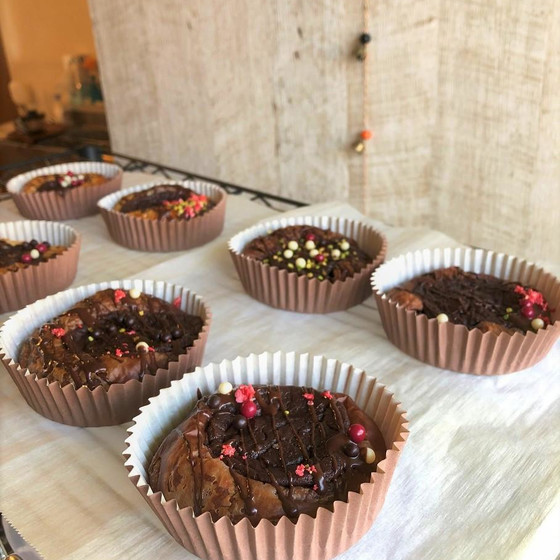 チョコカスタードデニッシュ(ドライイースト)