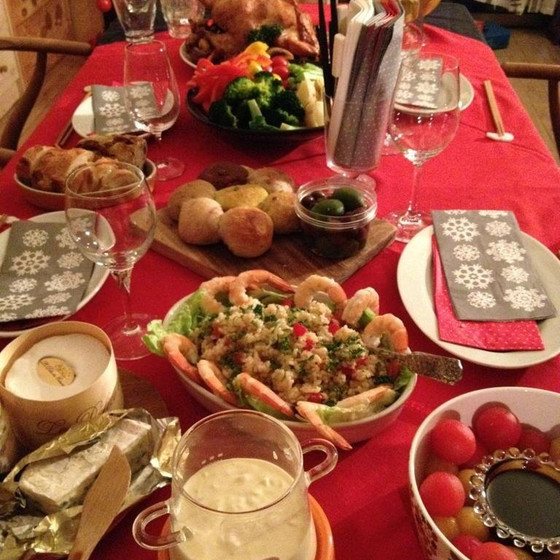 クリスマス料理　ビーフシチュー・野菜のテリーヌ他