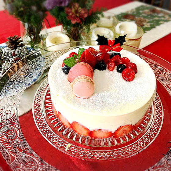 チョコレートのクリスマスケーキ