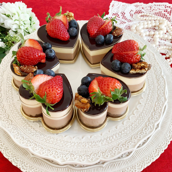 バレンタイン　チョコレートムース