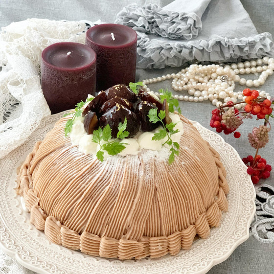 モンブランドームケーキ