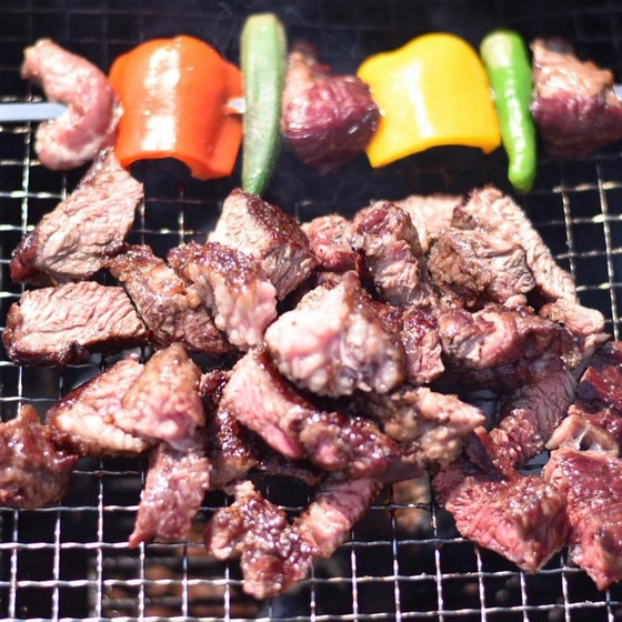 夏休み☀︎おかちとBBQ LABO🍖