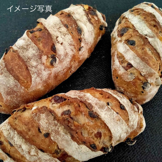 低温熟成発酵でレーズンカンパーニュ