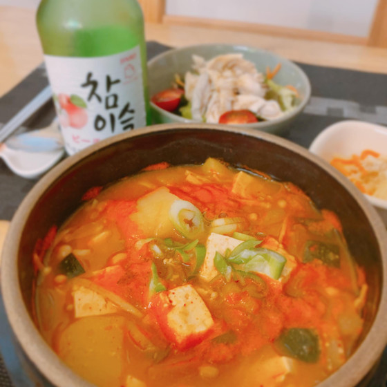 韓国家庭料理　チョングッチャンレッスン