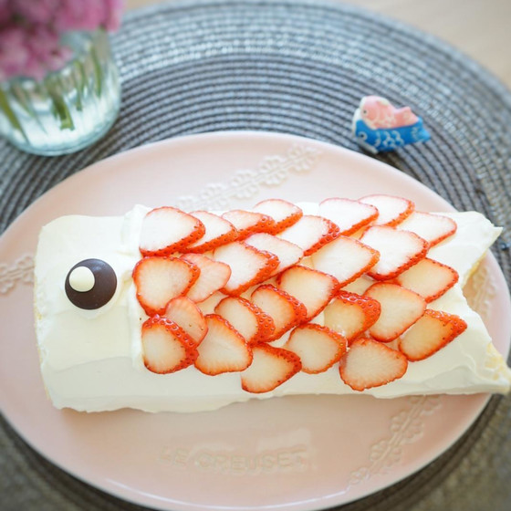 鯉のぼりロールケーキ
