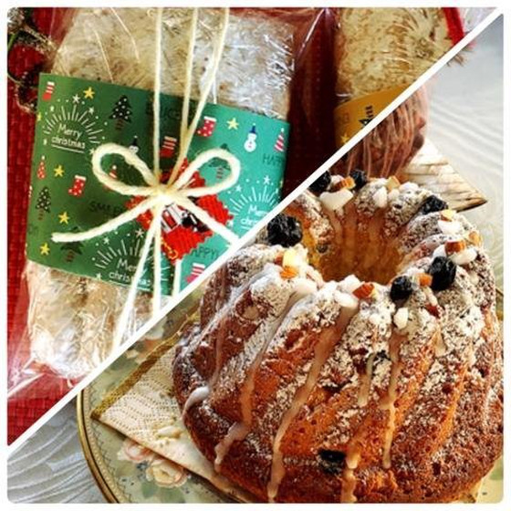 クリスマスシュトレン＆パンデピス又はクグロフ＆パンデピス