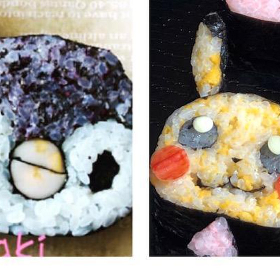 親子で食育！キャラクター巻き寿司