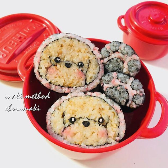 簡単につくれて、お家ごはんが楽しくなる！トイプードル巻き寿司