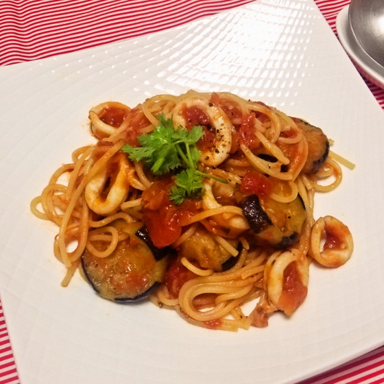 イカを捌いて丸ごと使い切り！イカを使ったお手軽イタリアン♪