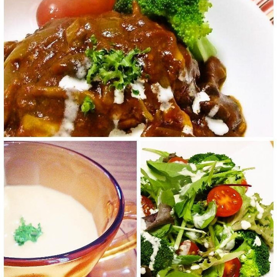 おさらいレッスン☆煮込みハンバーグ&デミグラスソース