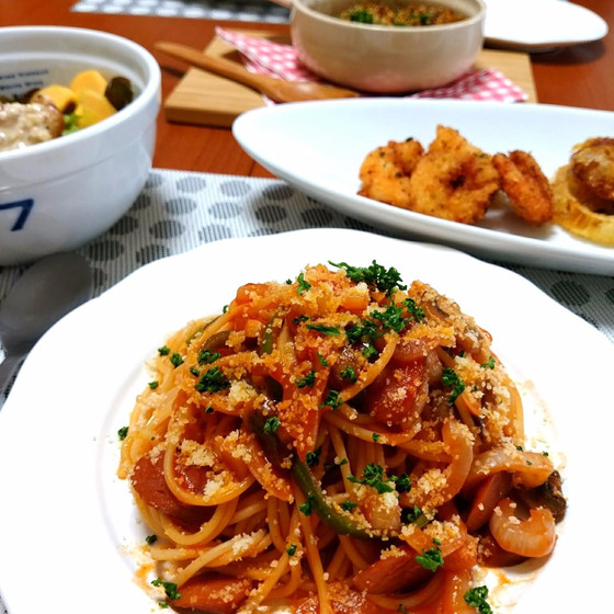 【B】喫茶店の味を再現♪ワンランク上のナポリタン＆旬菜料理