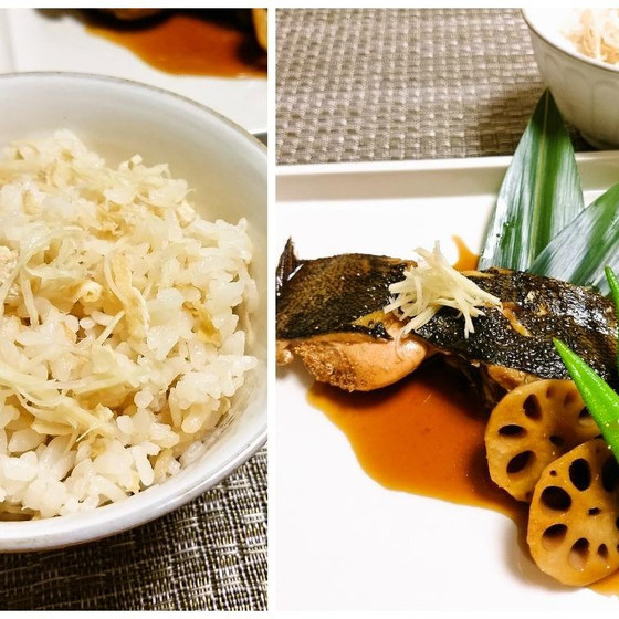 【Aメニュー】和食の基礎レッスン☆魚の煮付け＆新生姜ごはん