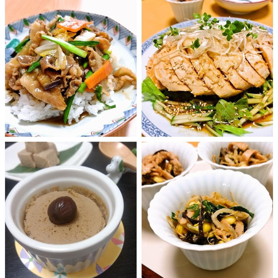 【Aメニュー】中華の定番！中華丼＆ピリッと辛いよだれ鶏