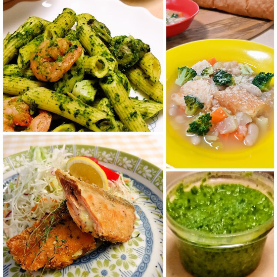 【A】万能！手づくり大葉のジェノベーゼソース＆アレンジ料理