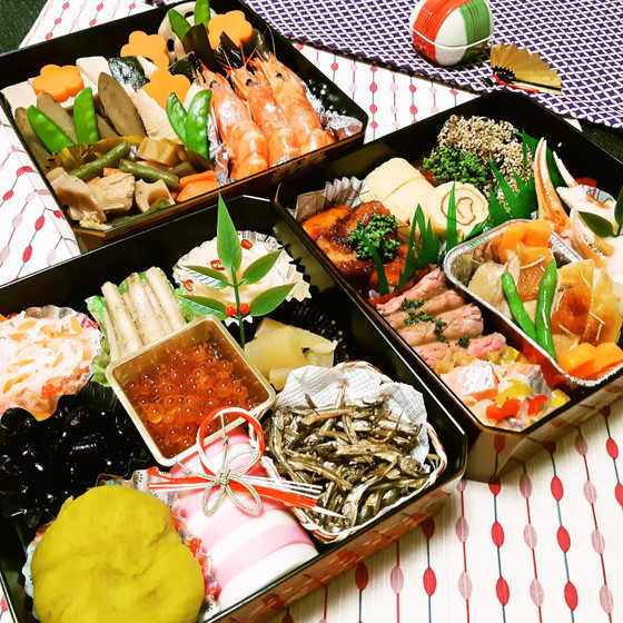 一般予約スタート！【年末おせちレッスン】年末開催！本格おせち料理レッスン♪三段重 作ったおせち料理を丸ごとお持ち帰りいただきます！